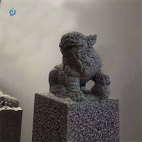  石雕拴马桩 仿古石狮子拴马柱 