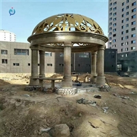 欧式建筑石雕 圆形石雕凉亭 