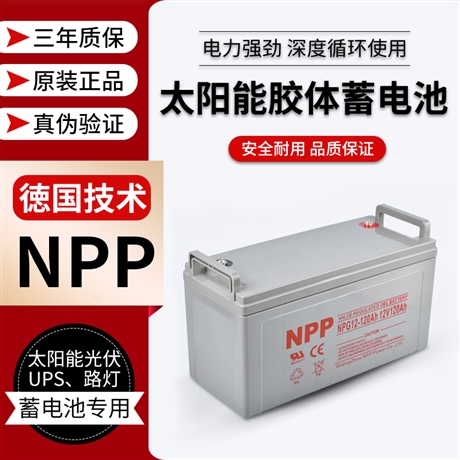 耐普蓄电池NPG12-100AH/12V-100AH 价格 性能