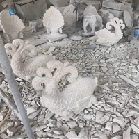  花岗岩动物摆件 喷水鲤鱼石雕  