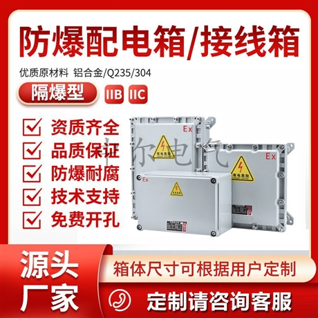 防爆配电箱接线箱控制箱200 300 400 500 600 700铝盒空箱非标定做