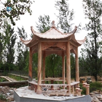  大理石亭子雕塑公园凉亭石雕