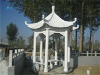  大理石亭子雕塑公园凉亭石雕