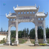  仿古石牌楼  石雕牌坊