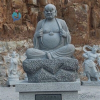  青石十八罗汉佛像 石雕人物