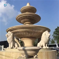 大型水景喷泉流水摆件 喷水钵石雕 