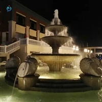 水景喷泉流水摆件 欧式喷水钵石雕 