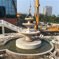  水景喷泉 欧式喷水钵石雕