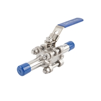 316L三片式BA级加长自动焊球阀