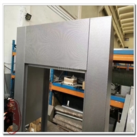 不锈钢吧台现代简约酒店商场前台金属接待台装饰定制加工生产 