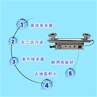 市政供水灭菌仪 仁创环保 管道紫外线消毒器 支持定制