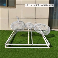 不锈钢编织蚂蚁雕塑 镂空动物摆件