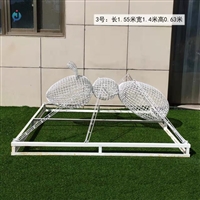 不锈钢编织蚂蚁镂空动物雕塑 