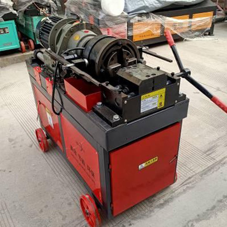 全自动圆钢套丝机 中隧50数控剥肋滚丝机 车丝机丝扣饱满