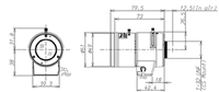 腾龙TAMRON 变焦工业镜头 M118VG1250IR