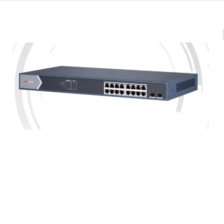 DS-3E0518SP-E 海康威视16口千兆PoE非网管交换机 2个千兆光口