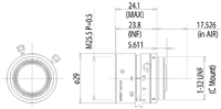 腾龙TAMRON 定焦工业镜头 M118FM16