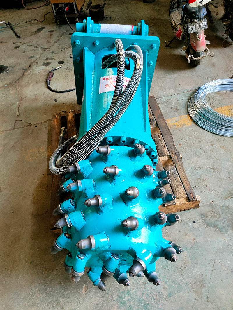 隧道铣挖头 沟渠铣挖机 挖机液压掘进机 水利工程铣刨机