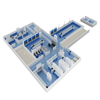 衡阳净化车间仪器台方案 医疗器械实验室操作台订制