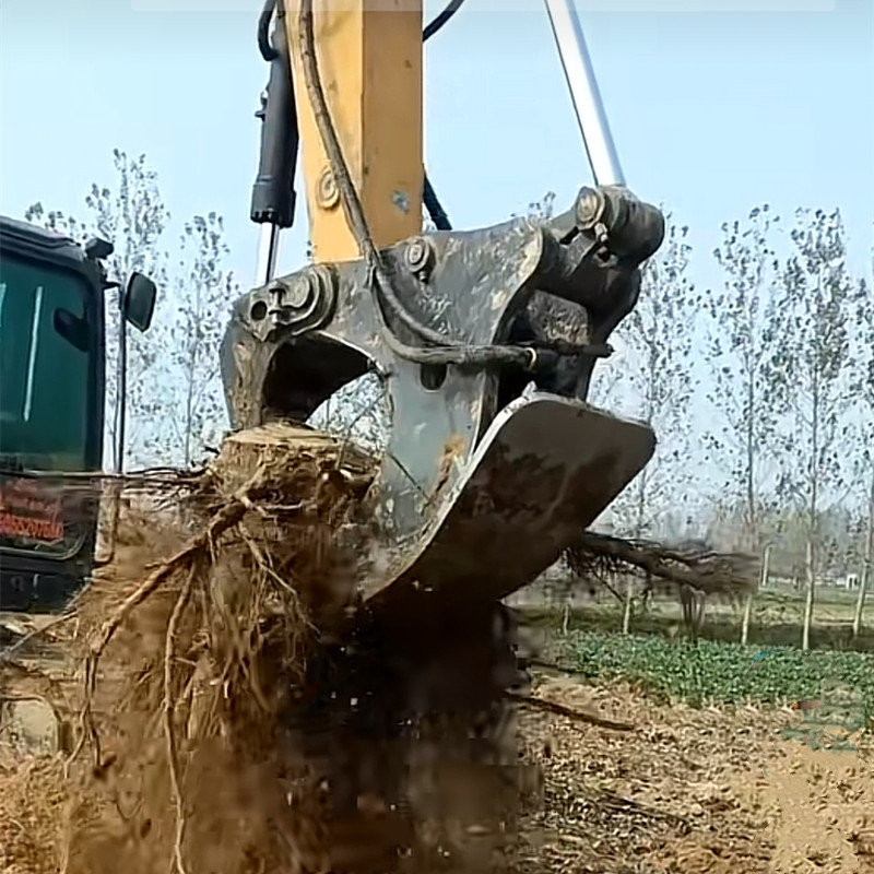 退林还耕用树根挖拔器 135挖掘机挖树根机 树墩挖拔器