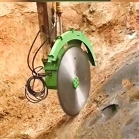 挖掘机改装岩石锯 钢筋水泥块切割锯 液压圆盘切割锯
