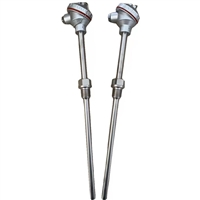 厂家供应 铠装热电阻 防爆耐磨 铂铑刚玉热电偶螺纹法兰