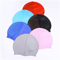 硅胶泳帽男女通用 防水男士女士多色游泳帽定制