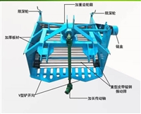 红薯收获机 四轮拖拉机带红薯土豆挖掘机