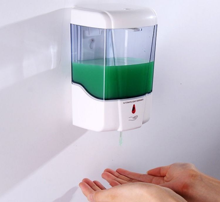 厨房感应皂液器 给皂机自动洗洁精挂壁器壁挂式 家用