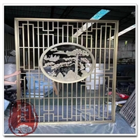上海不锈钢屏风隔断镂空 酒店家居办公不锈钢装饰装修工程