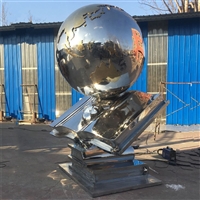 大型地球仪雕塑 不锈钢校园雕塑 旋转地球仪雕塑定制