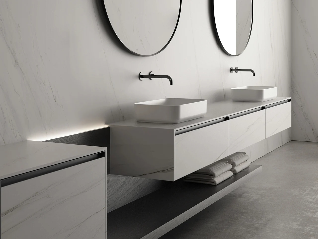 karol台盆卫浴mutevole系列意大利浴室柜洗脸盆产品