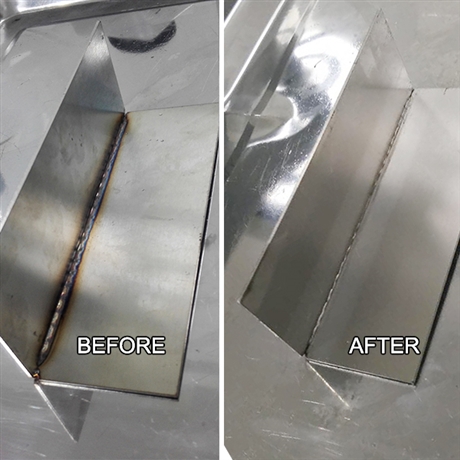 焊接时不锈钢焊缝发黑的解决方法