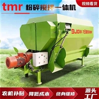 养牛场草料搅料机 5-36方草料制备机  饲料混合拌草机