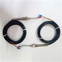 PT100 4分牙探头密封感温线 防水防油 空压机用温度传感器过计量
