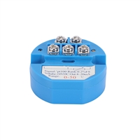 PT100温度变送器模块4-20ma铂热电阻传感探头0-10V一体化热电偶