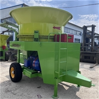 养牛场饲草旋切机  大型牧草草捆揉丝机 下出料口稻草破碎机