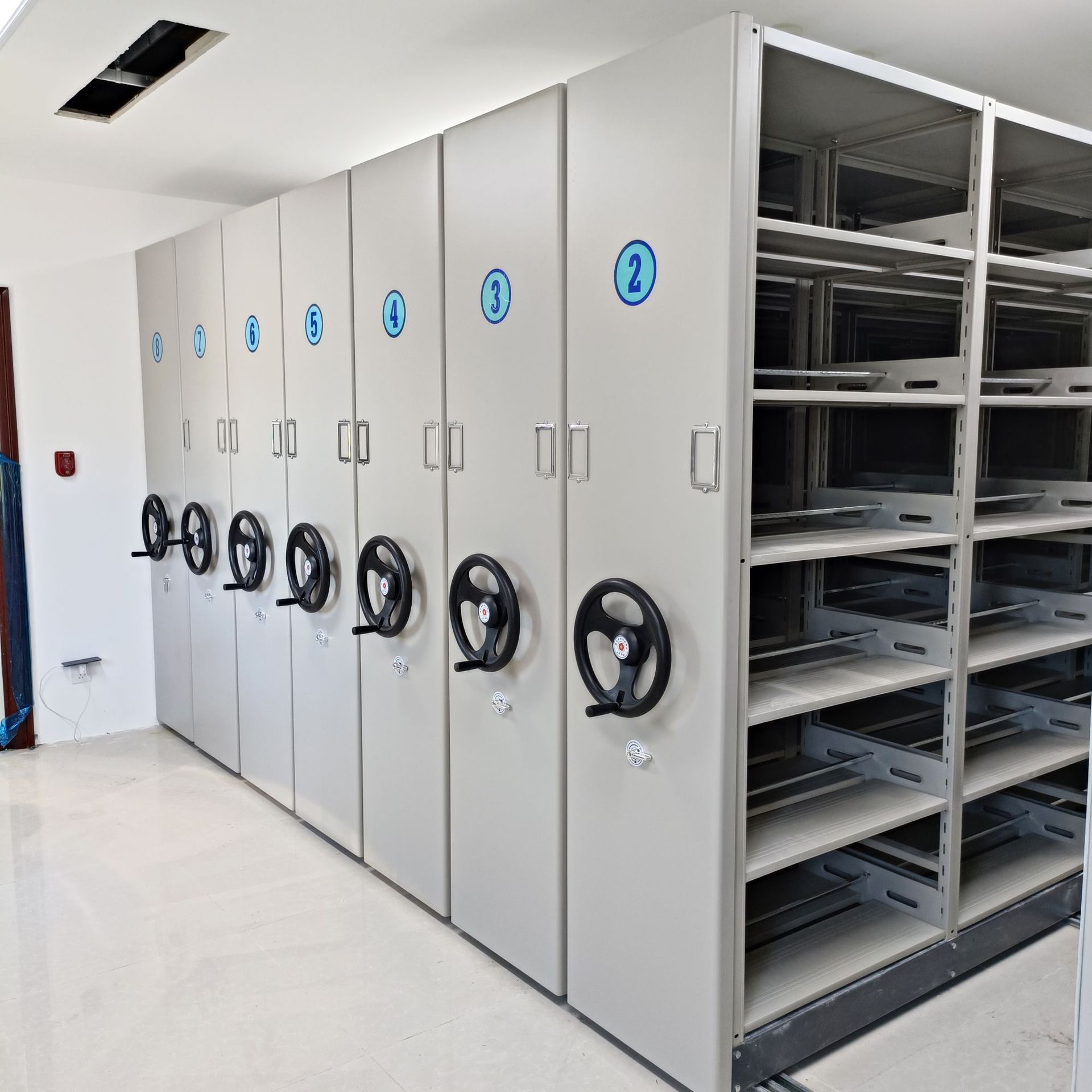 尚志档案架密集图纸柜图纸设计档案货架