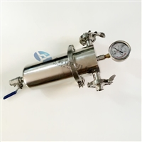 工厂加工304不锈钢压缩空气过滤器