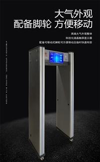深圳人體紅外測溫門/安檢門廠家聯系/探測