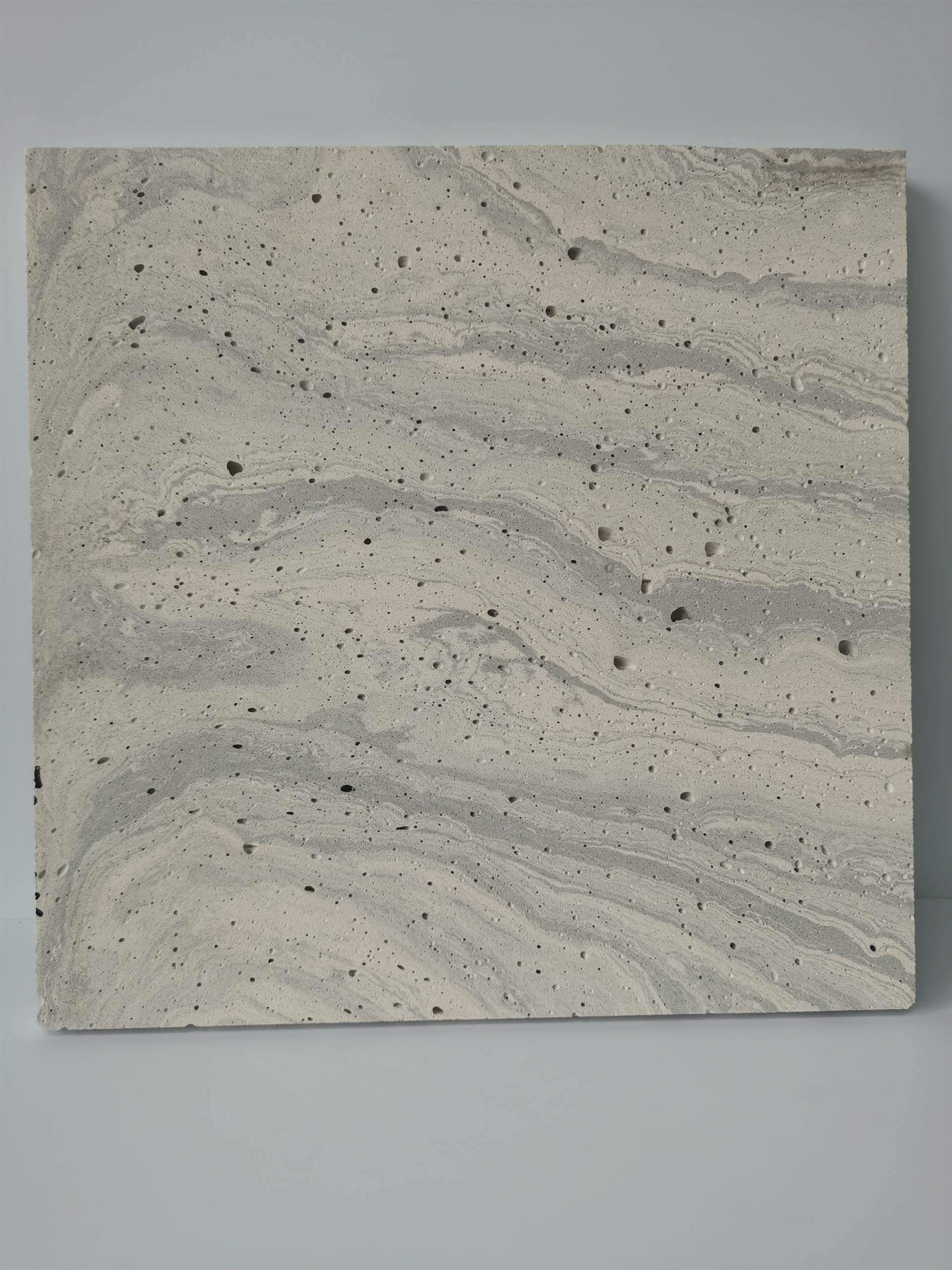 泥客石厂家大量销售墙面装饰板材布洛嘉人造洞石