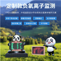 国产大气负氧离子温湿度监测系统 全彩屏一体化负氧离子监测仪