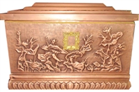 供应纯铜骨灰盒1606-WZ