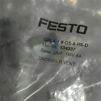 高钻FESTO/费斯托排气单向金属节流阀 GRLA-1/8-QS-8-RS-D