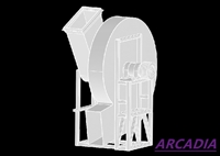 进口高压引风机 ADC12高韧性铝合金压铸材质 美国阿卡迪亚品牌