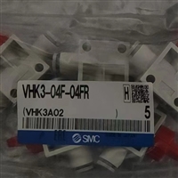 日本SMC 标准型3通手动阀 VHK3-04F-04FR手动控制阀