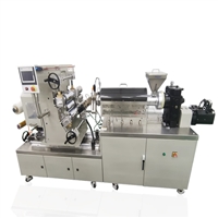 普同/POTOP 高分子塑料挤出压延制片机 桌面小型片材成型试验机