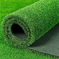 军绿色1.0厘米围挡草坪防尘网 浑源道路施工背景墙假草坪