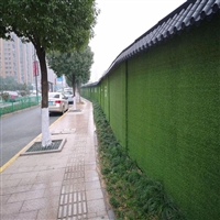 军绿色25针围挡草坪防尘网 水富广告宣传外墙面塑料草坪