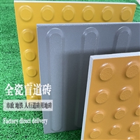 300x20全瓷质高温盲道砖 广东国标导盲地砖生产厂家